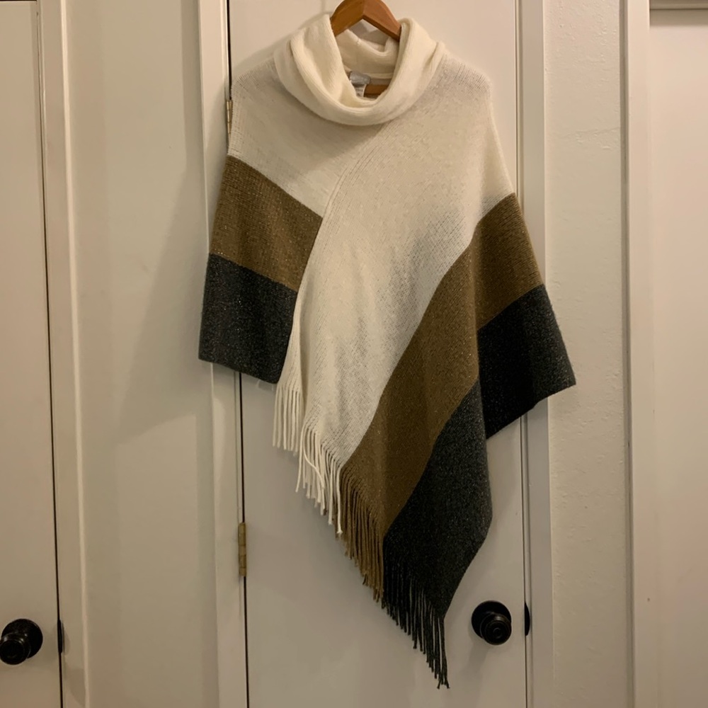 Chico’s Sparkly Poncho